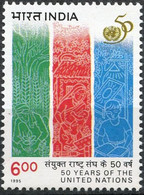 India 1995 50 Years Of The United Nations UN 1v Stamp MNH As Per Scan - Other & Unclassified