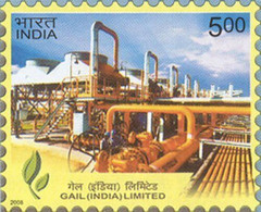 INDIA 2008 Gas Authority Of India 1v Stamp MNH As Per Scan - Altri & Non Classificati