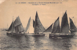 CPA - France - 44 - LE CROISIC - Souvenir De La Grande Semaine Maritime - Les Régates - Le Départ - Animée - Le Croisic