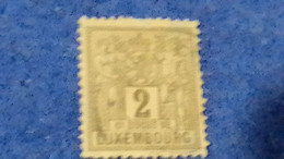 LÜKSEMBURG-1882 2C. DEFİNETİVE ISSUE   DAMGALI - 1882 Allégorie