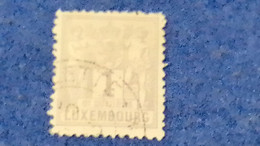 LÜKSEMBURG-1882 1C. DEFİNETİVE ISSUE   DAMGALI - 1882 Alegorias