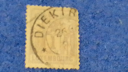 LÜKSEMBURG-1882 1C. DEFİNETİVE ISSUE   DAMGALI - 1882 Alegorias