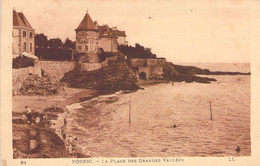 CPA - France - 44 - PORNIC - La Plage Des Grandes Vallées - LL - Animée - Pornic