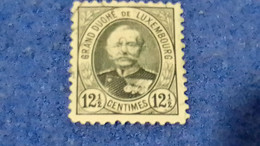 LÜKSEMBURG-1891-93  12.5C. GRAND DUKE ADOLLF   DAMGALI - 1891 Adolphe Front Side