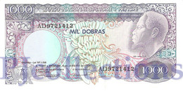 SAINT THOMAS & PRINCE 1000 DOBRAS 1989 PICK 62 UNC - São Tomé U. Príncipe