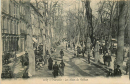 Marseille * Vue Sur Les Allées De Meilhan * Promeneurs - Canebière, Centro