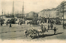 Marseille * Le Quai Du Vieux Port * Attelage - Alter Hafen (Vieux Port), Saint-Victor, Le Panier