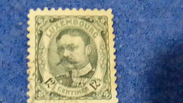 LÜKSEMBURG-1891-93  12.5 . GRAND DUKE WİLLİAM IV.   DAMGALI - 1906 William IV