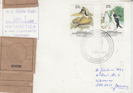 AAT Card Ca MS Nella Dan Ca Macquerie Island 3 DEC 1987 (WX154) - Covers & Documents