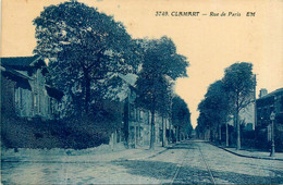 Clamart * La Rue De Paris * Ligne Chemin De Fer Rails - Clamart