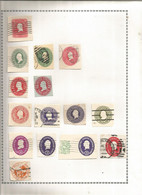 Feuille , Entier Postal, UNITED STATES , ETATS UNIS, LOT DE 15 ENTIERS POSTAUX Sur Charnières,  Frais Fr. 3.35 E - Andere & Zonder Classificatie