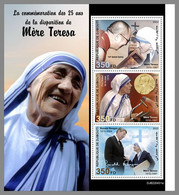 DJIBOUTI 2022 MNH Mother Teresa Dalai Lama Ronald Reagan M/S - OFFICIAL ISSUE - DHQ2245 - Madre Teresa