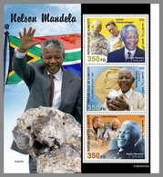 DJIBOUTI 2022 MNH Minerals Mineralien Mineraux Nelson Mandela M/S - OFFICIAL ISSUE - DHQ2245 - Minéraux