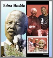 DJIBOUTI 2022 MNH Minerals Mineralien Mineraux Nelson Mandela S/S 1 - IMPERFORATED - DHQ2245 - Minéraux