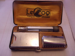 ️  ANCIENNE BOITE LE COQ RASOIR MADE FRANCE RAZOR SHEERMES RASIER SAFETY RASOR - Lames De Rasoir