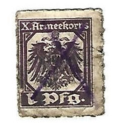 *germany Kriegsgefangenen Lager Huddestorf  X Armeekorps 1pfennig     05.10 - Other & Unclassified