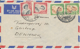 New Zealand Air Mail Cover Sent To Denmark Wellington 11-12-1956 - Posta Aerea