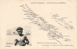 CPA NOUVELLE CALEDONIE - Minerais De Nickel - De Cobalt - De Chrome De Cuivre - Café - Coprah - Nacre - A Meunier - Neukaledonien