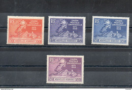 Nouvelles Hebrides. 75e Anniversaire De L'UPU. Légende Française - Unused Stamps