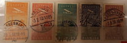 1934 Michel-Nr. 217-221 Gestempelt (NH) - Luftpost
