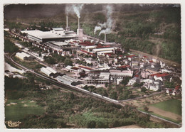 Cpsm 77 Bagneaux-sur-Loing (Seine Et Marne) - Vue Générale - Les Usines Sovirel -  Cim - Aérienne - Bagneaux Sur Loing