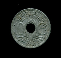 France - (1941) Pièce De 10 Centimes Type Lindauer - Zinc - 10 Centimes