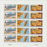 TAAF 2011 Accident D'avion De 1929 591-593 En Feuille ** MNH - Unused Stamps