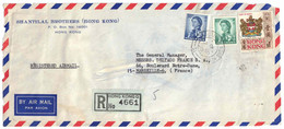 Hong Kong - Shantilal Brothers - Devant De Lettre Recommandée Avion Pour Marseille (France) - 7 Avril 1970 - Lettres & Documents