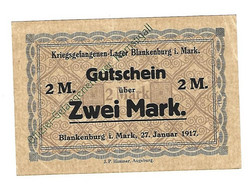 *germany Offizier Gefangenen Lager Kamstigall 2 Mark  05.60 - Otros & Sin Clasificación