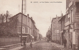 JUVISY  Sur ORGE - La Rue Pasteur Vers Viry-Châtillon - Juvisy-sur-Orge