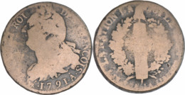 France - 1792 - Louis XVI - 2 Sols Au Faisceau Type FRANCOIS - Paris (A Point Au Dessus) - 23g.-32.9mm - 12-007|FG1A4 - 1792-1975 Nationalkonvent