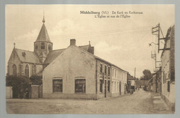 ***  MIDDELBURG (VL.)  ***  -  De Kerk En Kerkstraat    -  Zie / Voir Scan's - Maldegem