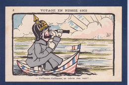 CPA Russie Russia Satirique Caricature Non Circulé Voyage En Russie 1902 Kaiser Allemagne - Russia