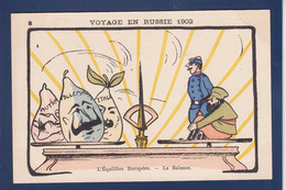 CPA Russie Russia Satirique Caricature Non Circulé Voyage En Russie 1902 - Russia