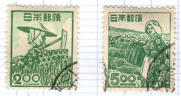 J+ Japan 1948 Mi 413 416 Frauen - Used Stamps