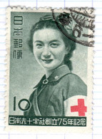 J+ Japan 1952 Mi 575 Krankenschwester - Oblitérés