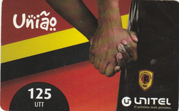 Angola, AO-UNI-REF-023?, Unitel 125 UTT, Uniao, Football, 2 Scans.  Expiry : 2014/12/31 - Angola