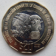 Mexico 20 Pesos 2021 UNC New - Mexique