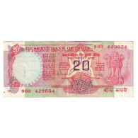 Billet, Inde, 20 Rupees, KM:82i, TTB - India