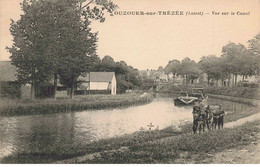 45 - OUZOUER SUR TREZEE - S03183 - Vue Sur Le Canal - Chevaux - Péniche - Bateau - L1 - Ouzouer Sur Loire