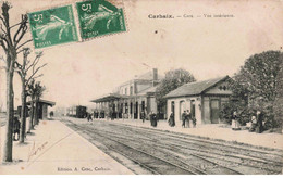 29 - CARHAIX - S02583 - Gare - Vue Intérieure - Train - L1 - Carhaix-Plouguer