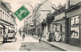 76 - CAUDEBEC LES ELBEUF - S04025 - Rue De La République - Imprimerie - Librairie - Pharmacie Duval - Commerces - L1 - Caudebec-lès-Elbeuf