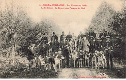 72 - SILLE LE GUILLAUME - S01547 - La St Hubert - Départ Pour L'attaque Du Cerf - Chasse En Forêt - Chiens Chevaux - L1 - Sille Le Guillaume