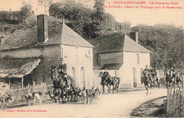 72 - SILLE LE GUILLAUME - S01551 - La St Hubert - Départ De L'Equipage Pour Le Rendez-Vous - Chasse En Forêt - L1 - Sille Le Guillaume