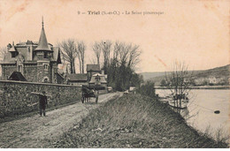 78 - TRIEL - S02359 - La Seine Pittoresque - Attelage - Echelle - Bateau - L3 - Triel Sur Seine