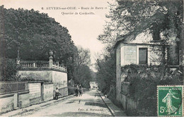 95 - AUVERS SUR OISE - S00482 - Route De Butry Et Quartier De Cordeville - Normand - L1 - Auvers Sur Oise