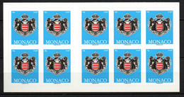 Monaco 2012 Carnet Adhésif C2826 Embleme Monégasque Neuf XX MNH - Carnets