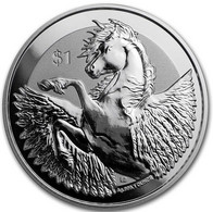 British Virgin Island 2018 - 1 Troy Oz Silver Pegasus Series 2nd Issue Pobjoy Mint - Britse Maagdeneilanden