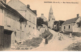 95 - SANTEUIL - S00629 - Rue Sainte Geneviève - Eglise - Villain -  L1 - Santeuil