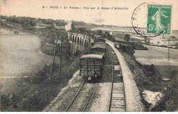 80 - POIX - S02379 - Le Viaduc - Vue Sur La Route D'Abbeville - Train - L3 - Poix-de-Picardie